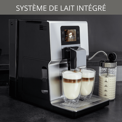 Machine à café à grain Privilège, 15 boissons, Écran tactile